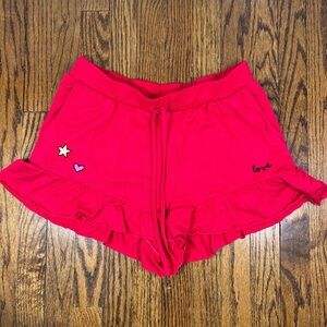 Betsey Johnson Great Condition Elastic waist With Tie String Ruffle Hem Sz Large